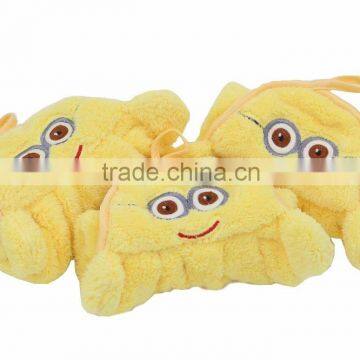 Lovely Coral Velvet Hand Drying Towel