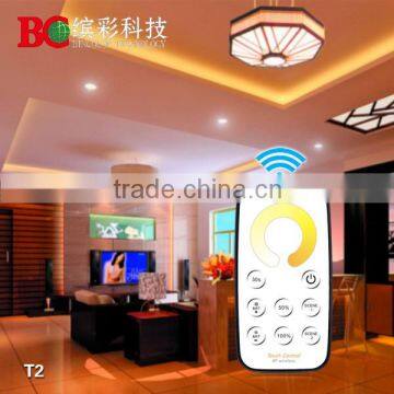 T2+R4 CT led controller RF touch remote control led ct dimmer 12v 24v