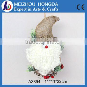 Christmas Tree Ornament Santa Claus hanging on the tree