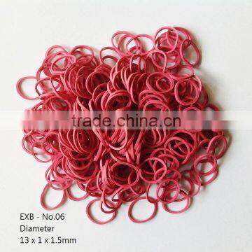 BEST Colorful Natural Rubber band mix colors/ HOT Pink loom rubber bands