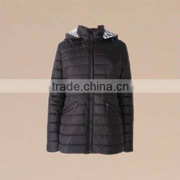 2015 Hot Sell Fashion Women Winter Medium Style Down Jacket
