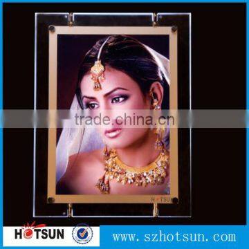 Wall mounting LED acrylic slim light box