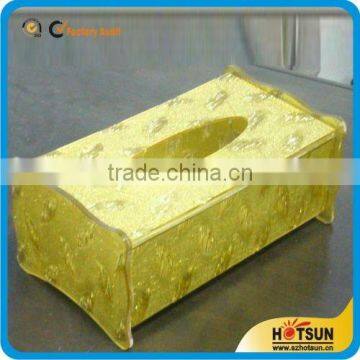 design acrylic tissue paper box for baby napkin