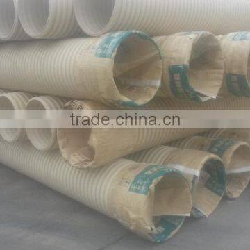 DN600 SN8 pvc double wall corrugated tube