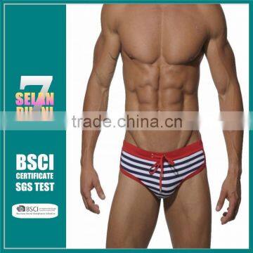 Sexy Men's swimwear male stripes Swim Trunks,transparent swimwear men swimsuit S/M/L/XL striped swim shorts bikini swimsuit men