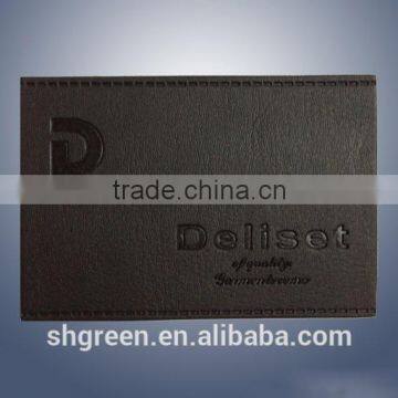 Black Embossed Imitation Leather Patch for Table photo-2