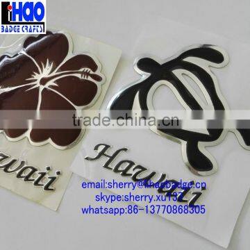 Tortoise Shaped Plastic Sticker,3d Pvc Logo Sticker