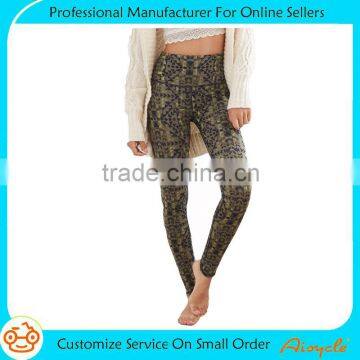 Gym wear pants polyester/spandex womens custom yoga pants