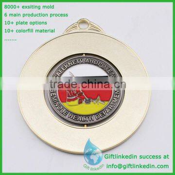 Zinc alloy medallions/custom medallion china supplier