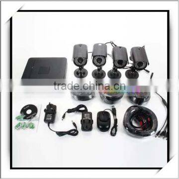 800TVL 4 CH 36 SMD LED IR CUT Security Recordable CCTV Camera System