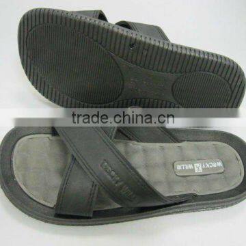 Popular men's pvc air blow slippers