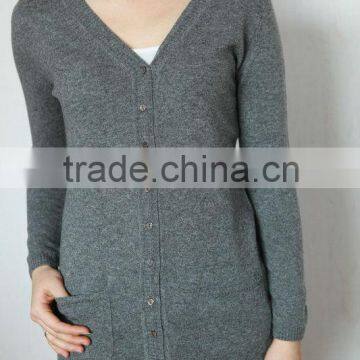 Women Fashion pure cashmere cardigan