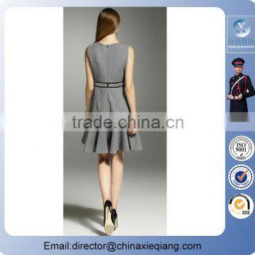 2016 Fashion Ladies Designer Sexy Evening Dress Bling Belted Sleeveless Sexy Dress for Women