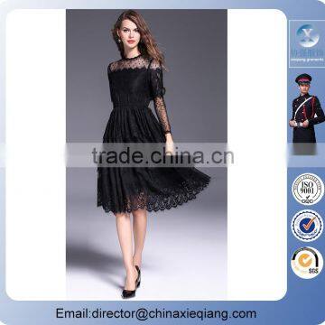 2016 Fashion Ladies Designer Floral Mesh Dress Sexy Mesh Dress for Women