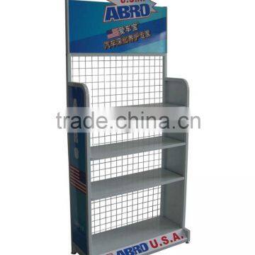 Factory custom made metal alloy wheel display stands / alloy wheel display stands for lubricants / alloy wheel display rack