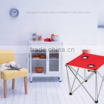 folding steel legs camping table