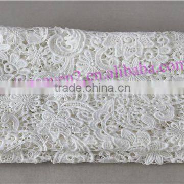 Wholesale African Polyester Lace Wedding Dress Poly Fabric photo-5