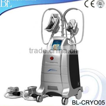 2 handles working together! safe and easy treatment of cryolipolysis machine freeze belly fat away