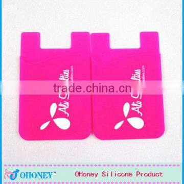 GOOD NEWS! 2014 most popular promotional gifts 86*56 mm silicone card holder, low cost good effect