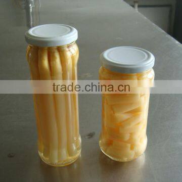 Fresh Canned White Asparagus in jar with Price