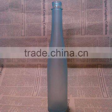 400ml frosted tall glass red wine bottle