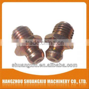 China manufacture supply m8x1 zinc plated grease zerk fitting