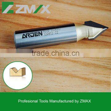 Arden CNC Router Bit V Groove Bit for Woodworking Tools