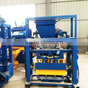 Low price semi automatic QT40C-1 semi automatic cement block moulding machine