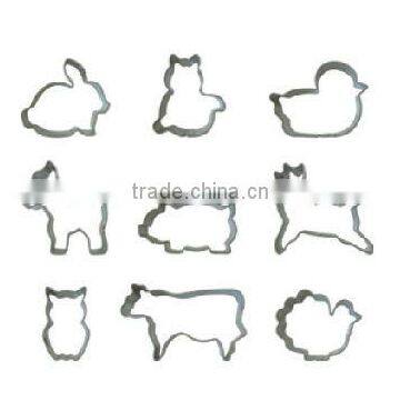 Aniamls Mini cookie cutter set