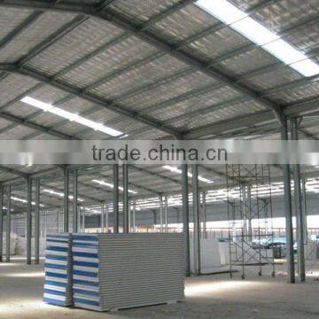 Prefabricated design for steel structure pre assembled shed building