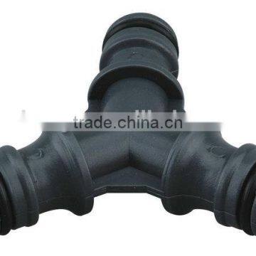 3 way hose coupling Garden plastic quick hose connector