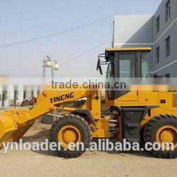 ZL20 YNwheel loader CE approved SHAN DONG Yineng YN 926 loader 0.7cbm 2ton k series loader