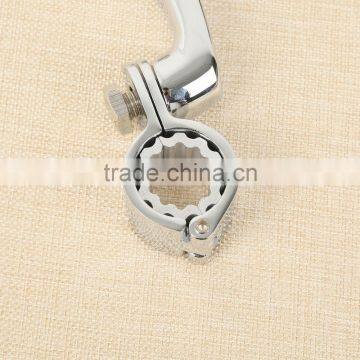 1 1/4" Bar 25 30 35 Long Angled Adjustable Highway Peg Mount For Suzuki Kawasaki photo-3