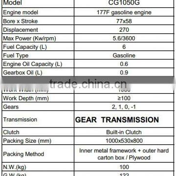 7HP Gasoline Tiller Petrol Engine Gear Transmission Directly Connect photo-4