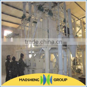 Maosheng brand easy operation corn maize grits making machine