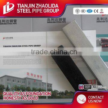 JIS G3446 Square Galvanized Square Pipe Price List From Tianjin Manufacture photo-2