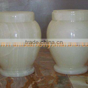 HOT SALE CHEAP PRICE WHITE ONYX URNS photo-6