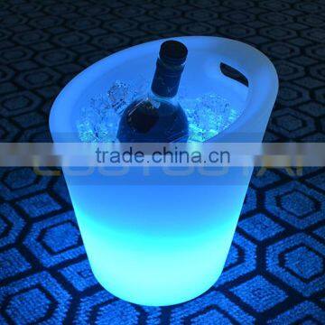 lighted up led bar bucket waterproof led bucket for bar lighting ice bar bucket