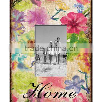 Floral Design Vintage Table Decorative MDF Photo Picture Frame