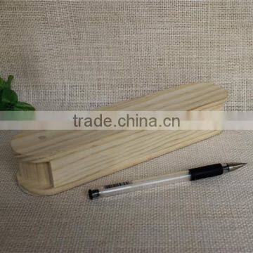 Unfinished Custom Natural Wooden Pen Display Box Case photo-4