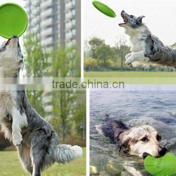 CY185 Eco-friendly Natural Rubber Pet Dog Toy Frisbee Dog Training Pet Product photo-5