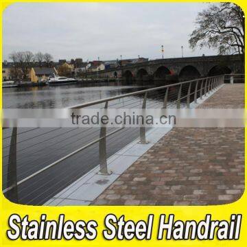 Customed 304 Stainless Steel Outdoor Banisters and Railings