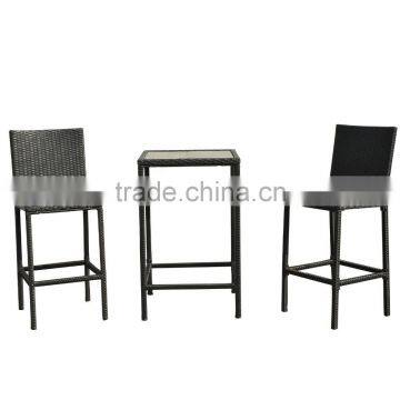2017 Sigma Trade Assurance Used Commercial Plastic Rattan Woven Outdoor Bar Furniture photo-2