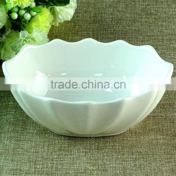 Cheap Stock White Porcelain Fruit&Food Originality Serving Dish