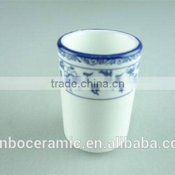 stock cheap blue & white porcelain cup, Japanese restaurant drinking cup , tea cups