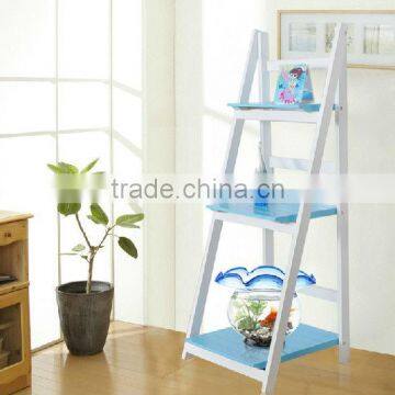 Wooden A-Frame Plant Stand For Sundry Garden Style Home Furniture Decorative Home Balcony Specially Natural Wood 3 Layers