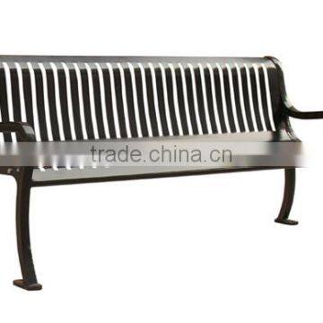 High Loading Capacity Fixed Outdoor Cast Iron Bench photo-5