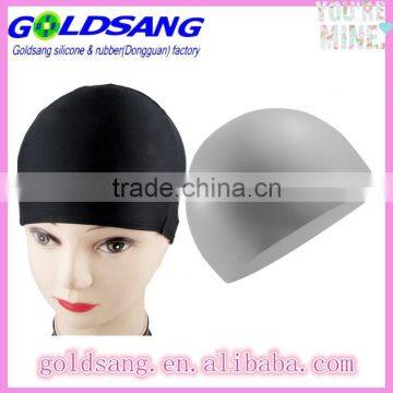 Silicon Baby Swim Caps Diving Cover Flexible Silver Topsale