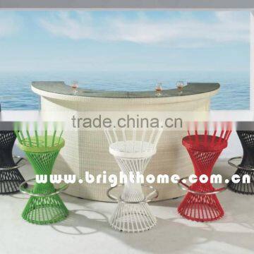 Mini Rattan High Table Bar Funiture Dubai