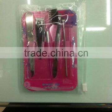 2016 Cheapest Hot Sale Manicure Set Nail Clipper &pedicure Set With Pvc Bag photo-4